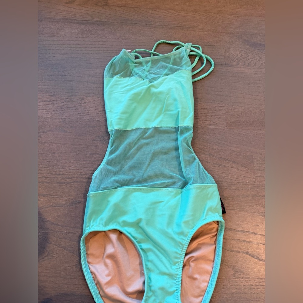 Aqua Mesh Dance Leotard